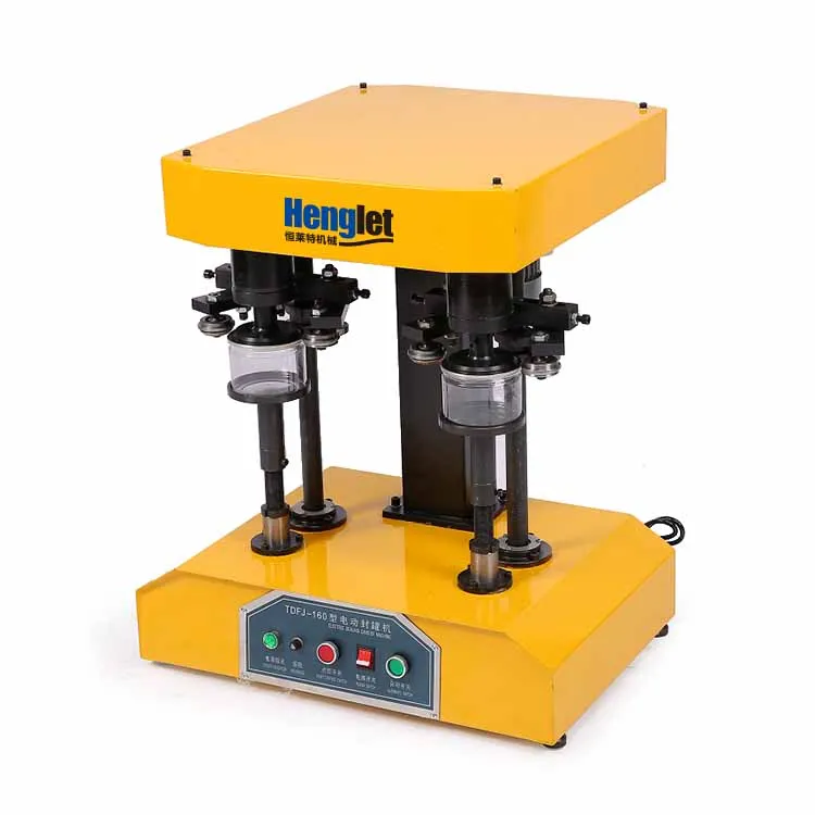 

Henglet TDFJ-160 High Quality Bottle Sealing Machine / Canning Seamer / Can Sealer For Tin Can - Buy Can Sealing Machine