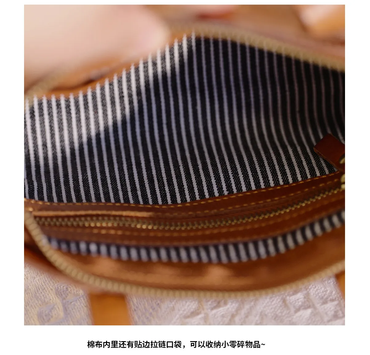 PNDME lässige handgefertigte Damen-Handtasche aus echtem Leder, modische Designer-Handtasche aus natürlich pflanzlich gegerbtem Rindsleder, Umhängetasche – Detail 21