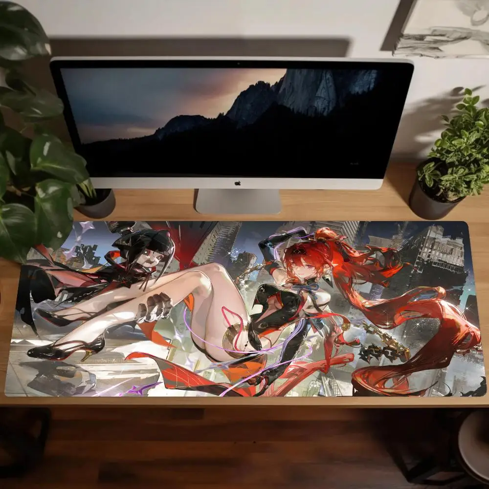 Yinlin Wuthering Waves Mouse Pad Laptop Cute Sexy Girl Mousepad Large PC Kawaii Anime Gaming Desk Mat Gamer Cabinet Keyboard Rug