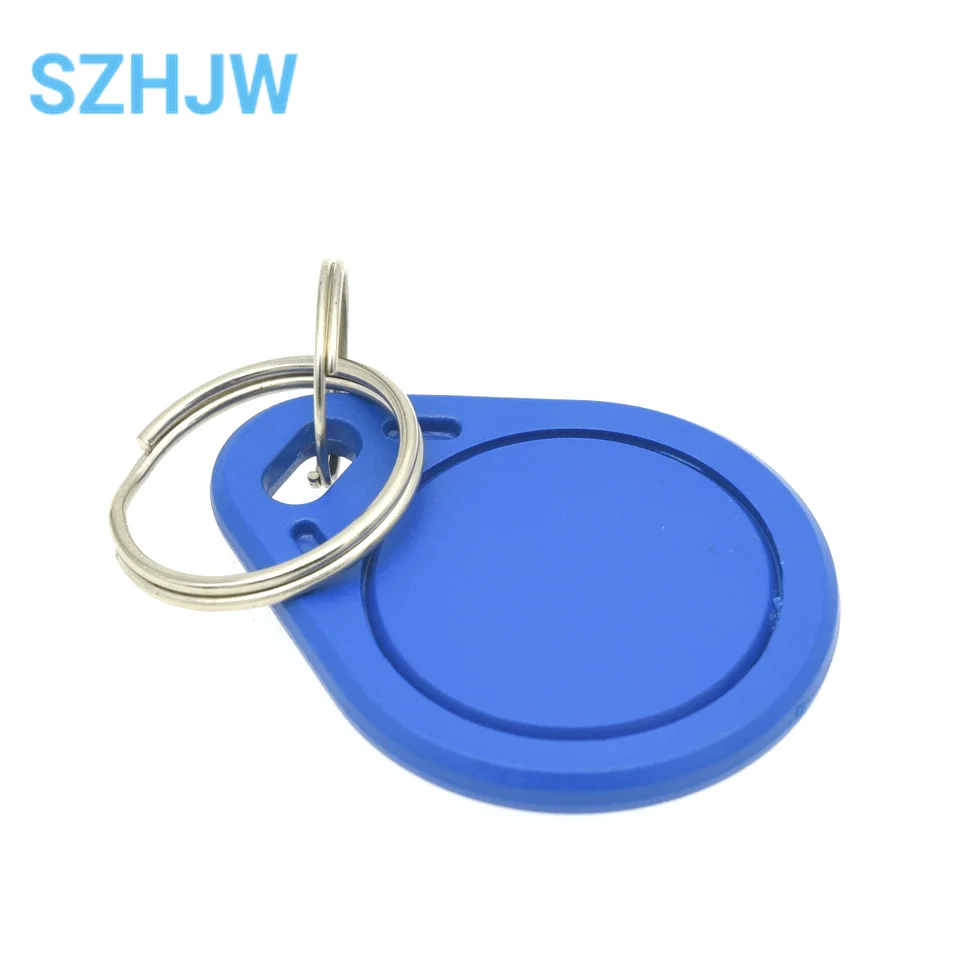 10pcs 13.56mhz IC UID RFID Keychain Repeated Erase Elevator Induction Smart Buckle Community Gate Security Access Card Nfc Tags