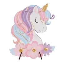 Unicorn Shape Wooden Donut Stand Donut Birthday Party Decor Doughnut Party Supplies Birthday Wedding Party Supplies Table Decor