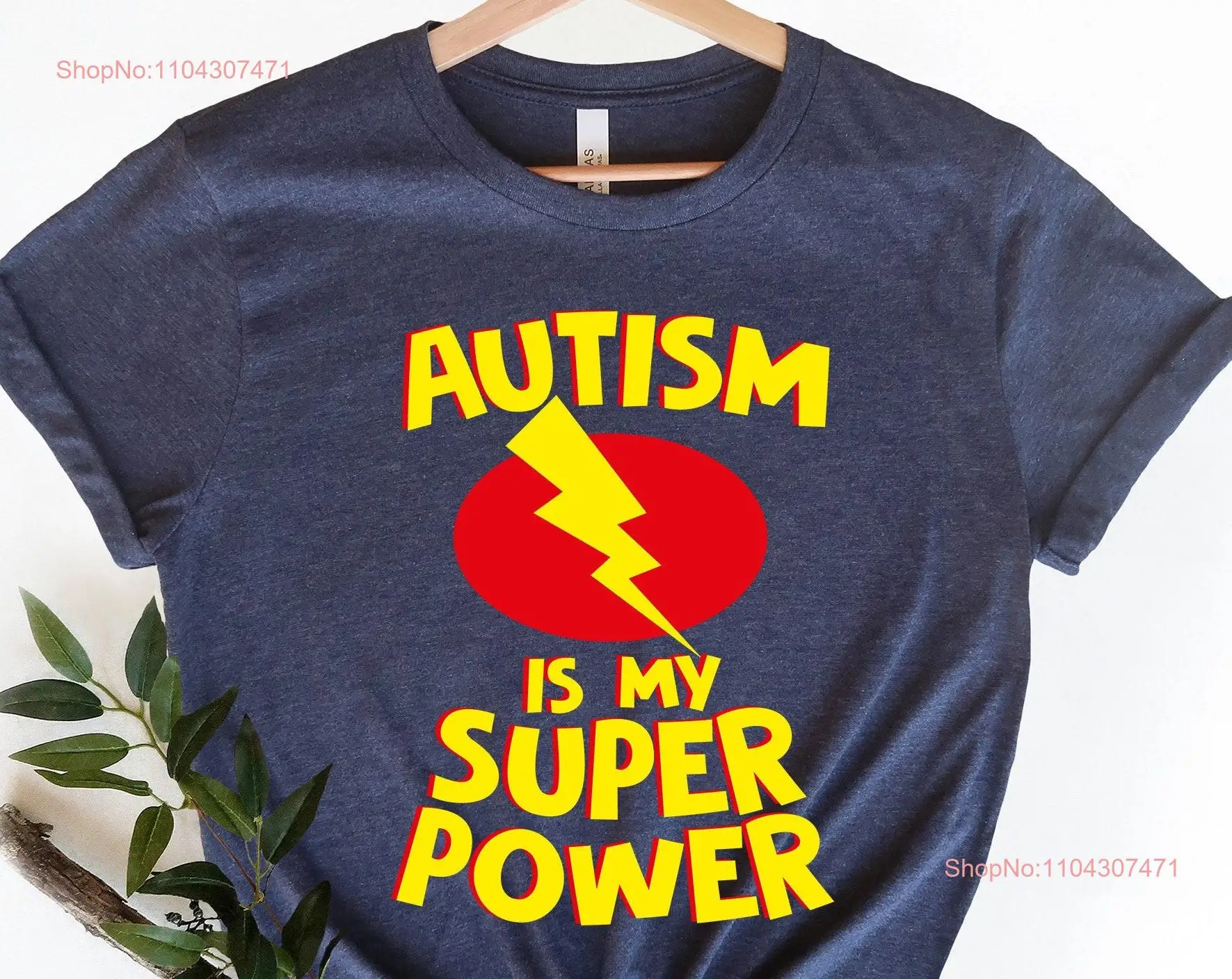 Autism is My Super Power T Shirt Awareness Day Month for Neurodiversity Support Clothing long or short sleeves