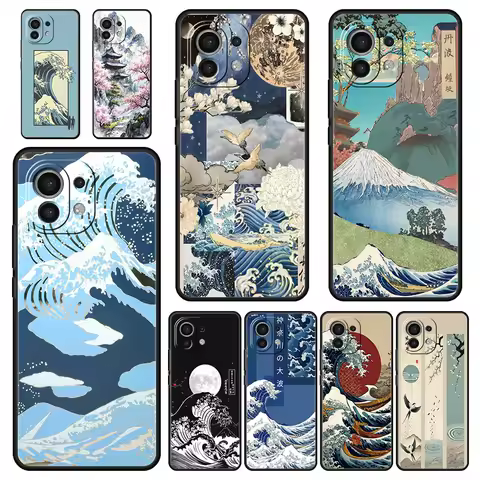 Japan Tokyo Osaka Kanagawa Label Case For Xiaomi Mi 15 14 13 12 11 Lite 14T 13T 12T 11T Pro Poco X7 X6 X5 X3 Pro F6 F5 F4 Cover