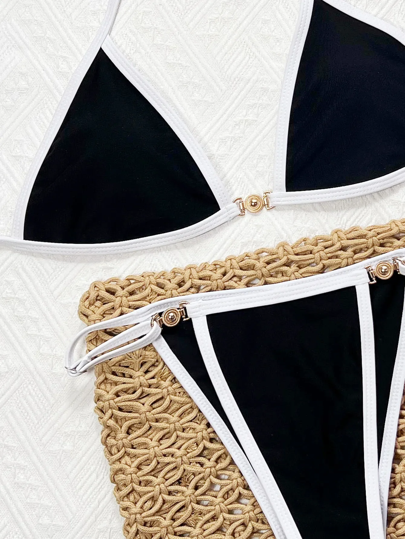 Maiô feminino 2025 estilo verão biquíni sexy menina praia biquíni de cintura alta m