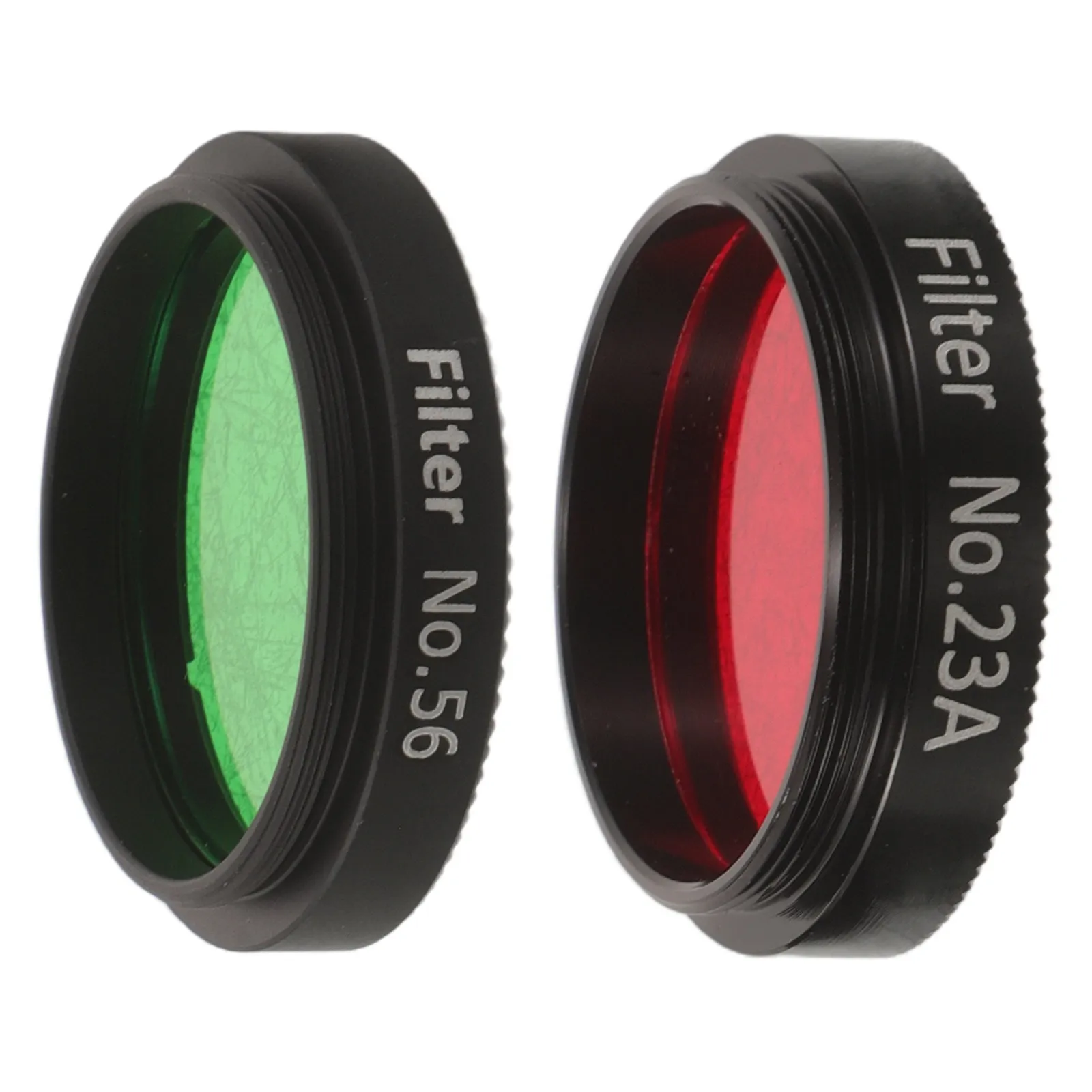 2Pcs 1.25 Inch Standard Telescope Filter Set Color Filters for Astronomy Optical Glass Planetary Lunar Filters Enhancing Planet
