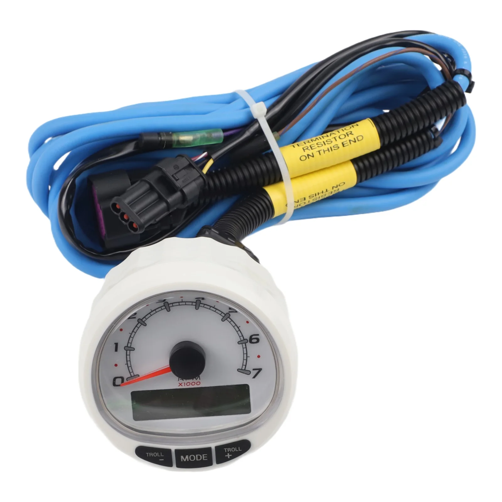 Boat Tachometer Smart Craft SC1000 Easy Installation Enhanced Fuel Management Easy Installation Tach Kit Water
