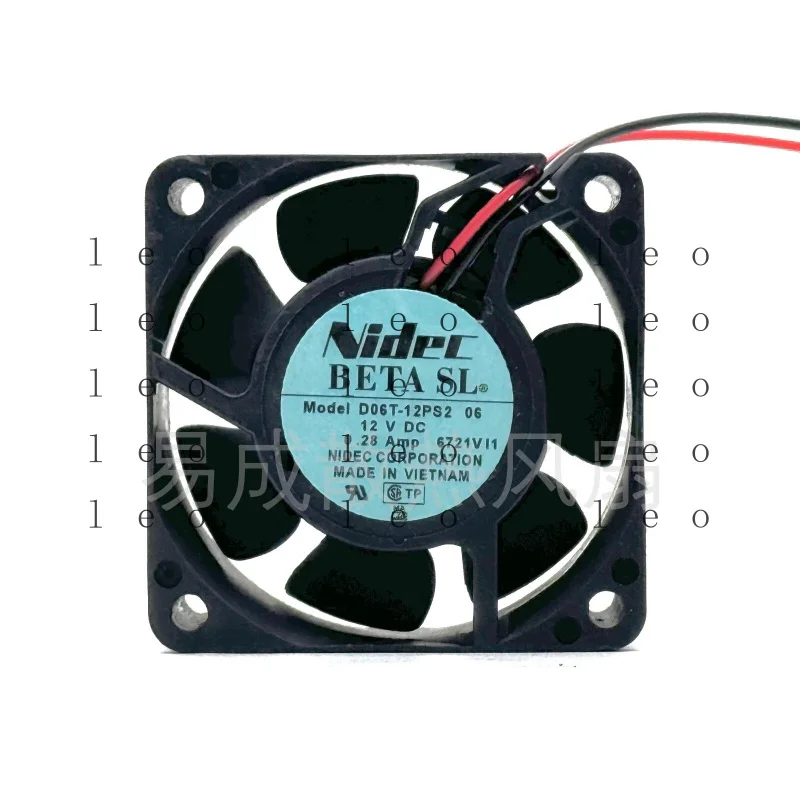 AA  for  Nidec D06T-12PS2 06 12V 0.28A 6CM 6025 2-Wire Dual Ball Cooling Fan