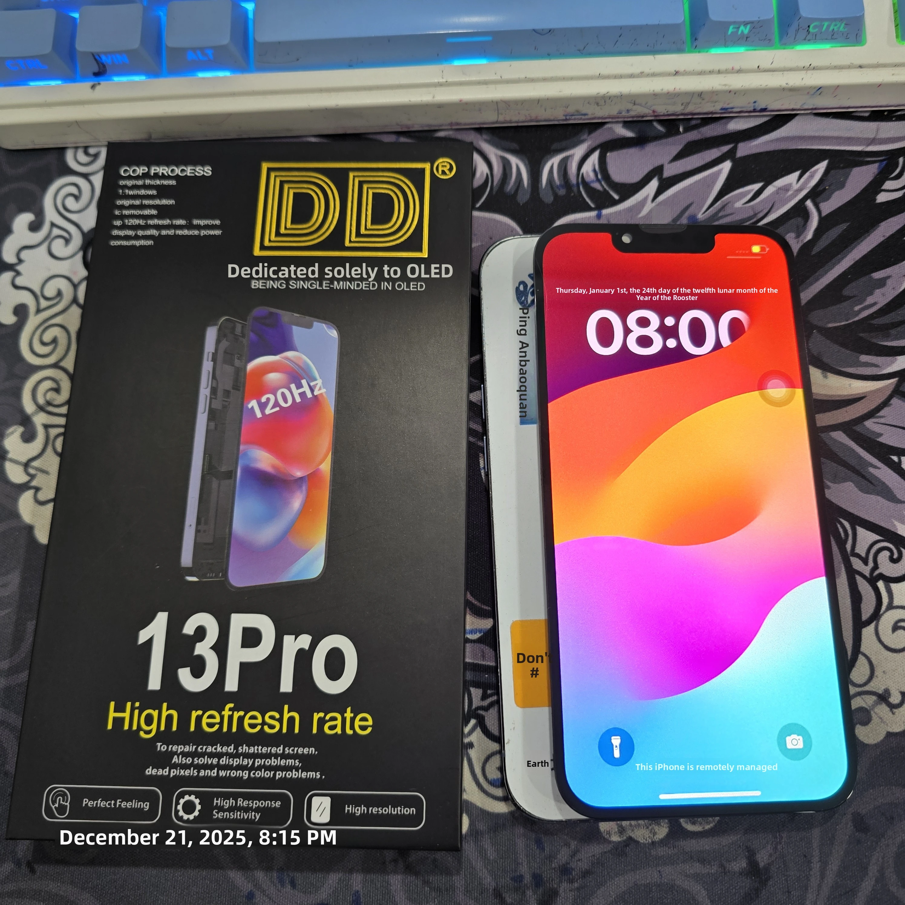 DD Brand Soft OLED LCD For iphone 13 14 15 16 Soft OLED Display True Tone With 3D Touch Screen For iPhone Replacement With Tools