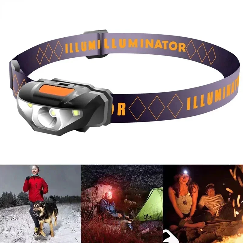 

Outdoor Camping Fishing Emergency Headlight LED White Light 1Pcs Sports Headlamp