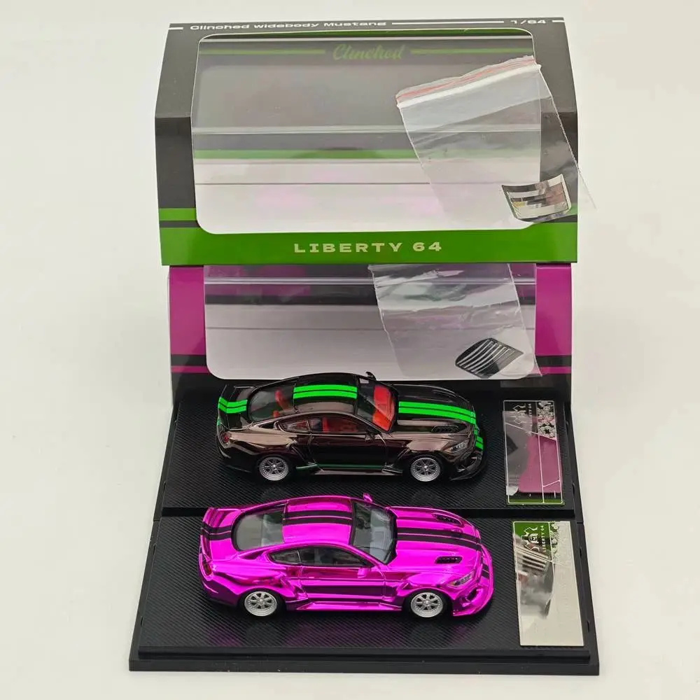 

Liberty 1:64 For Mustang Gen.6 Clinched Widebody Muscle Sports Diecast Metal Car Models Collectible Gift