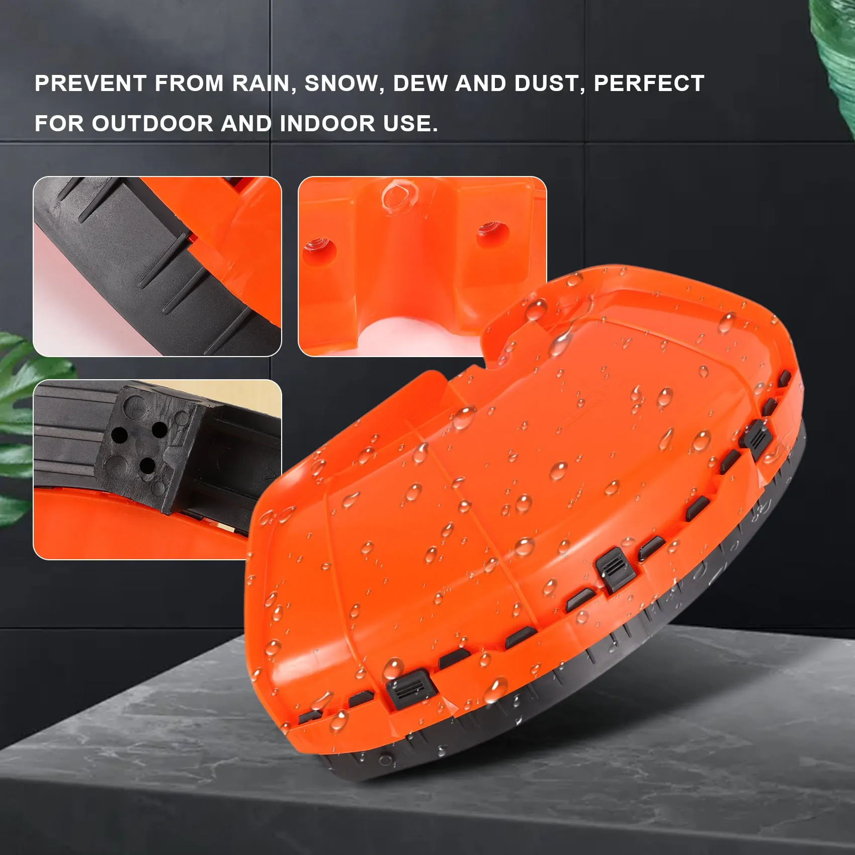 AB11-Universal Brush Cutter Shield Lawn Mower Guard Lightweight Plastic Grass Trimmer Blade Protector Cover For 26Mm/28Mm