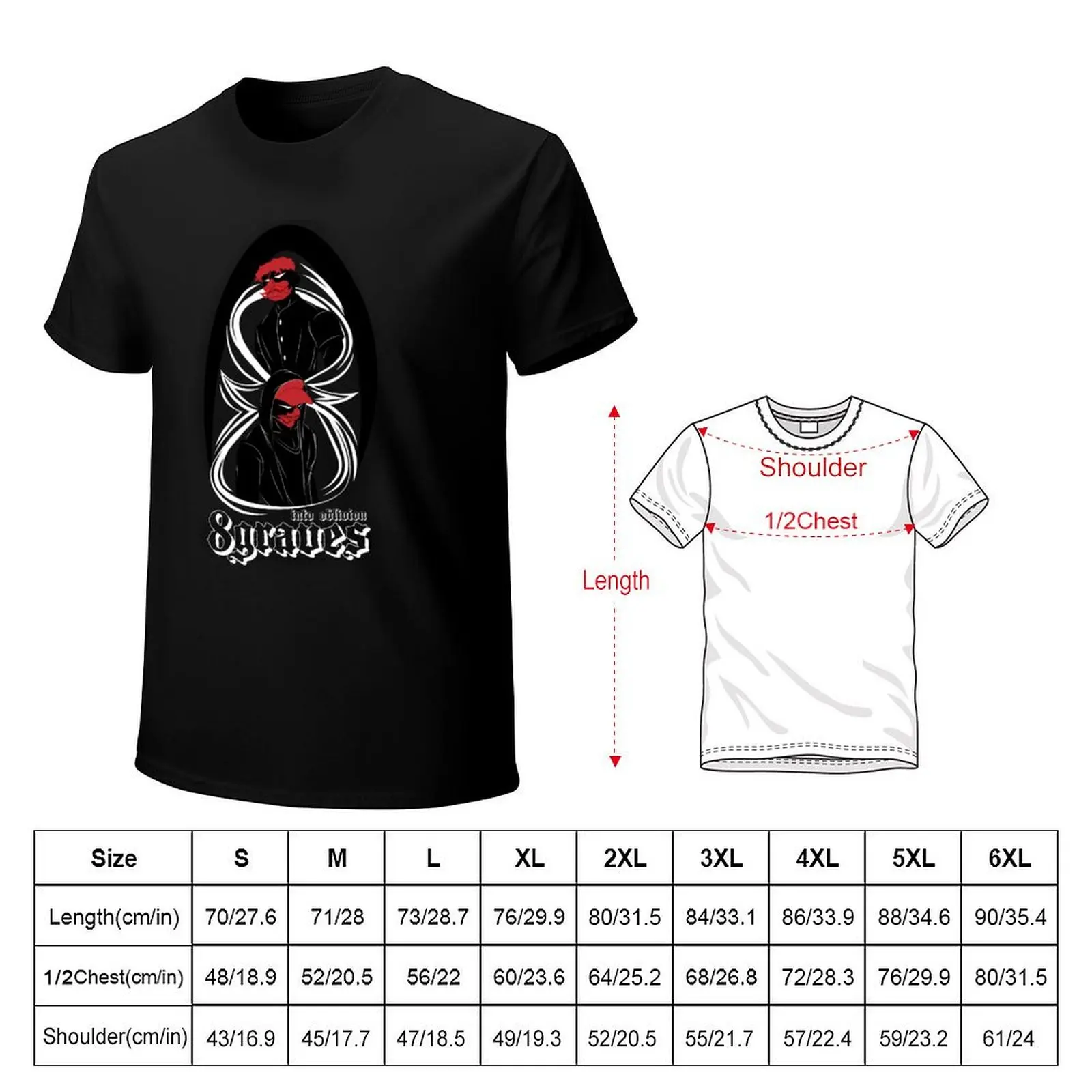 8 GRAVES T-Shirt Holiday Party Tee Shirt