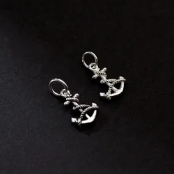 925 Silver Charms Ship Anchor Pendant Charms DIY Pendant Necklace Accessries Jewelry Silver 925 Chain