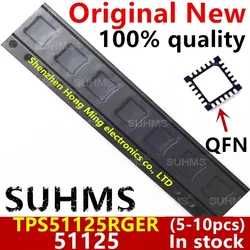 Chipset de QFN-24 TPS51125, TPS51125RGER, 100% nuevo, de 5 a 10 unidades, 51125