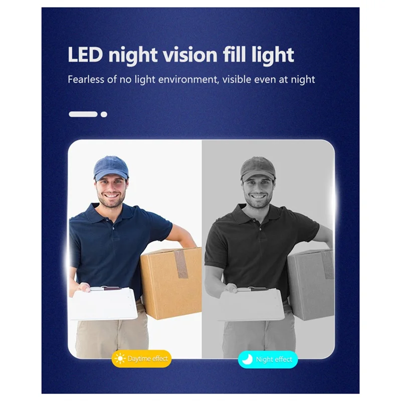 AA84 لاسلكي مقاوم للماء جرس الباب البصري الأشعة تحت الحمراء للرؤية الليلية جرس الباب HD 4.3 بوصة IPS شاشة فيديو كاميرا جرس الباب المنزل الذكي