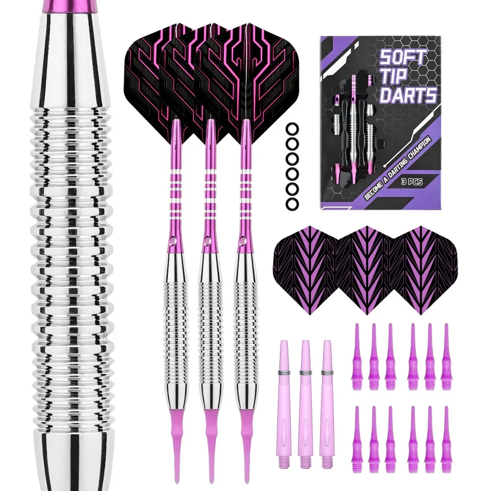 

Aluminum Shaft Metal Dart Professional Darts Steel Tip Sets Extra 3 Dart Flights 3 Replace Plastic Shafts Darts Metal Tip Set 3