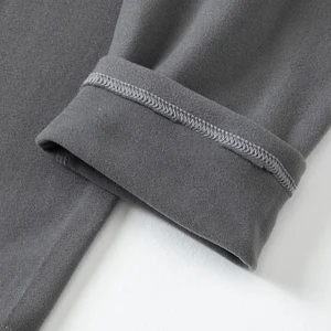 1/4 Herren Pingon Herbst- und Winterfarbige warme Hosen dünne Herbsthosen bequeme Hosen Winter Plus Größe 5xl Leggings Legging -Verkäufe der Herren der Männer - №2