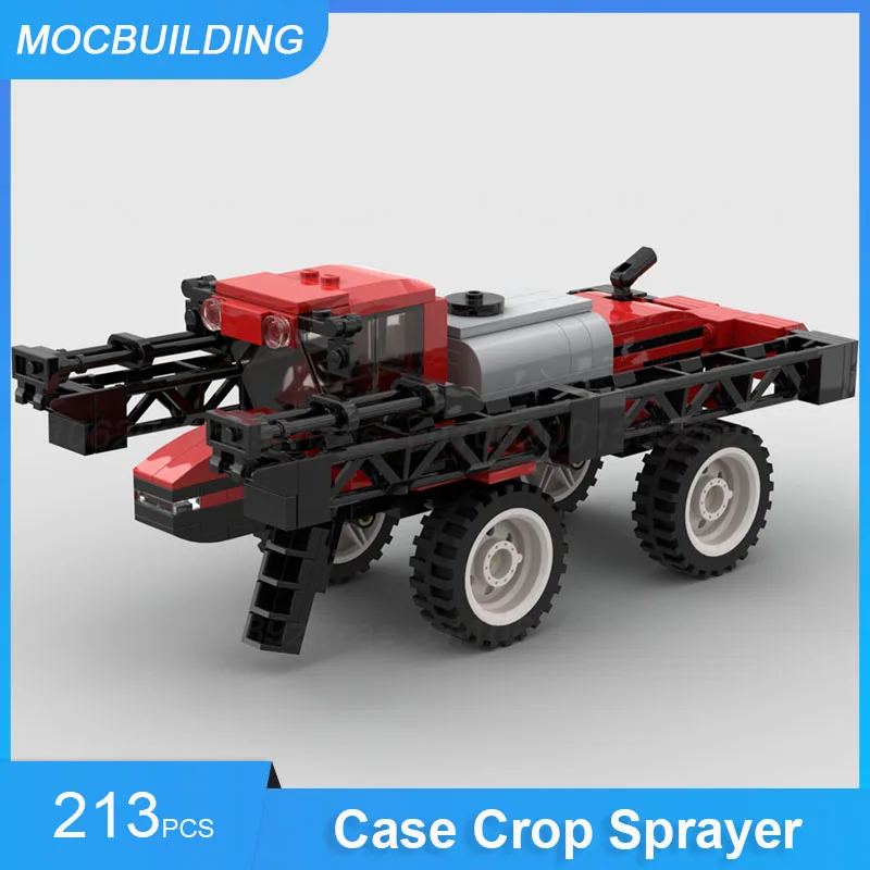 MOC Building Blocks Case Crop Sprayer Model DIY Assemble Bricks Educational Creative Transportation Collection Toys Gifts 213PCS