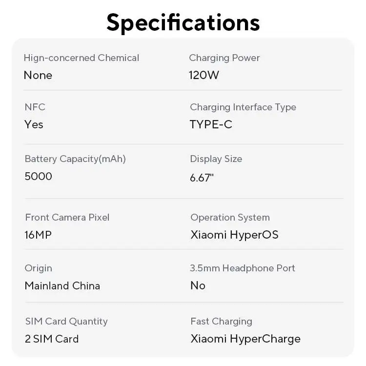 Смартфон Snapdragon POCO F6 Pro 5G Global Version ®   8 поколений 2, 6,67 дюйма, AMOLED-точечный дисплей с расходом 120 Гц, зарядка NFC 120 Вт