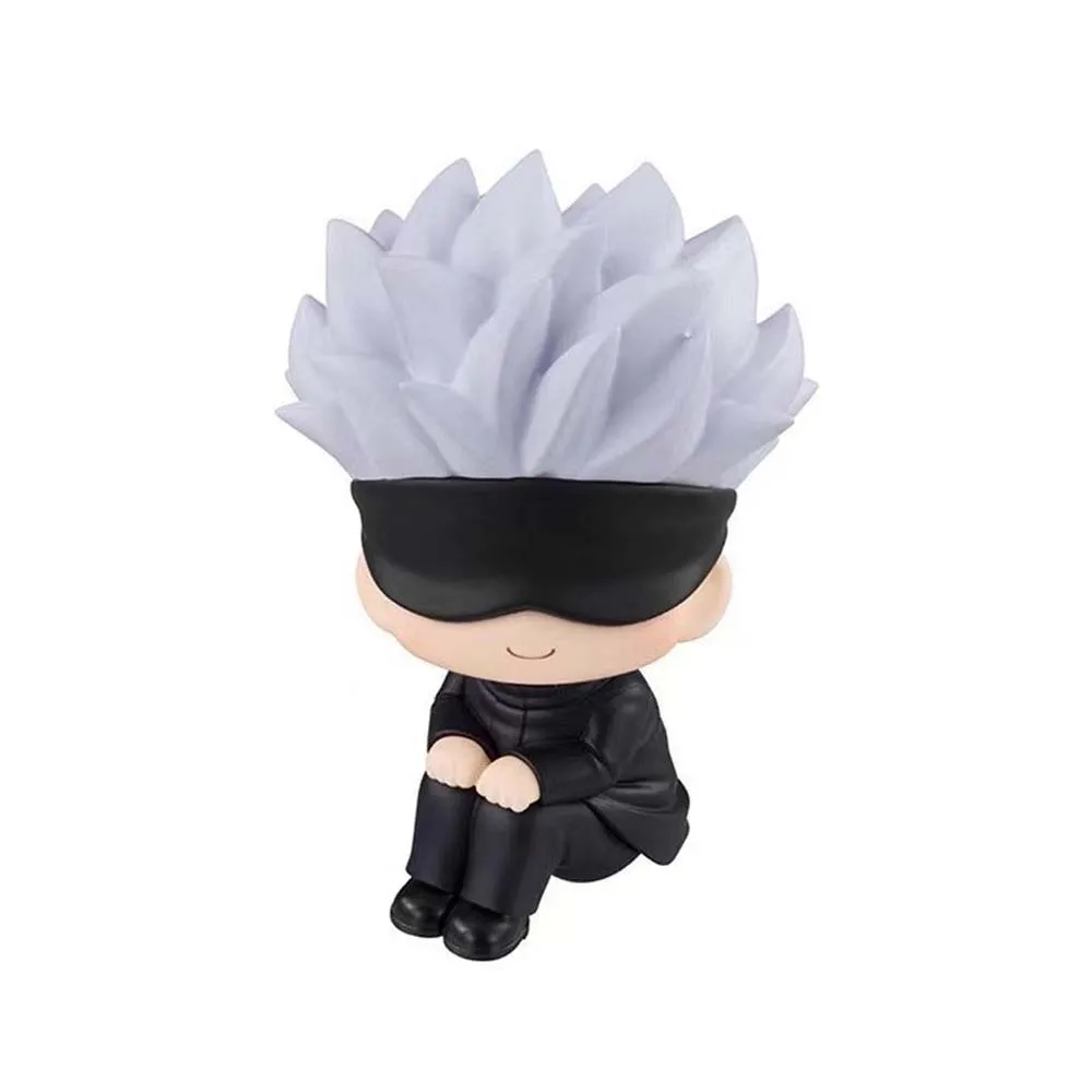 Jujutsu Kaisen Figures Anime Satoru Gojo Itadori Yuji Megumi Sitting Position Doll Model Action Figure Toys For Kids Gift