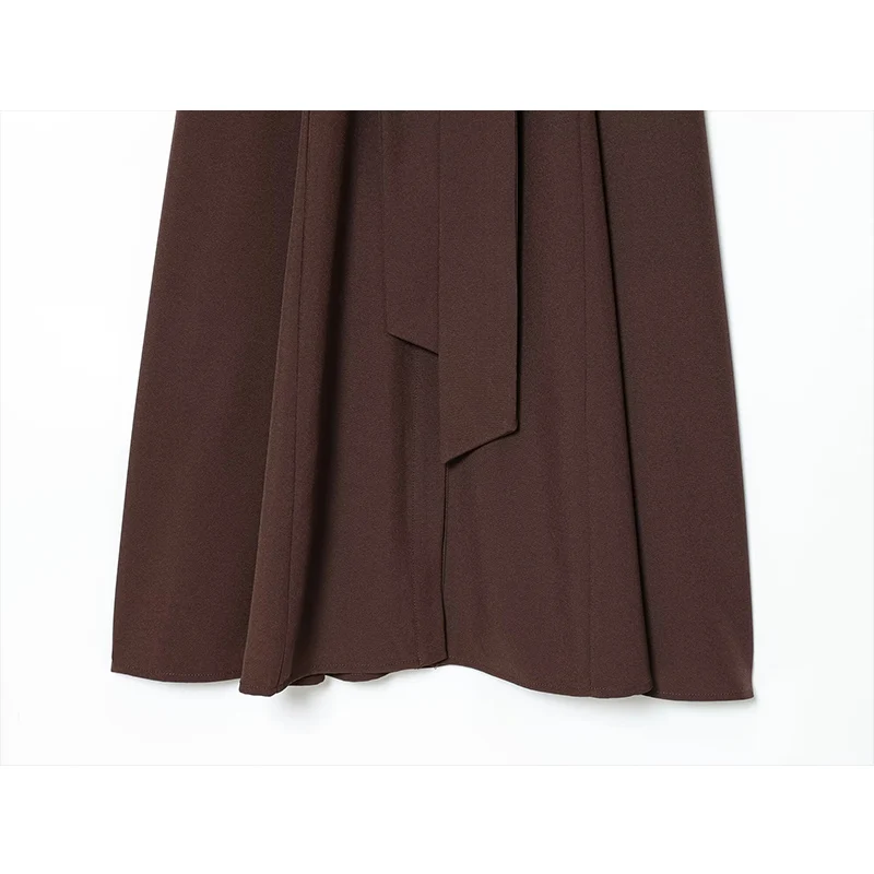 Outono novos vestidos femininos 2025 moda magro outono elegante quente vestidos longos femininos rua juventude viagem vestido de férias