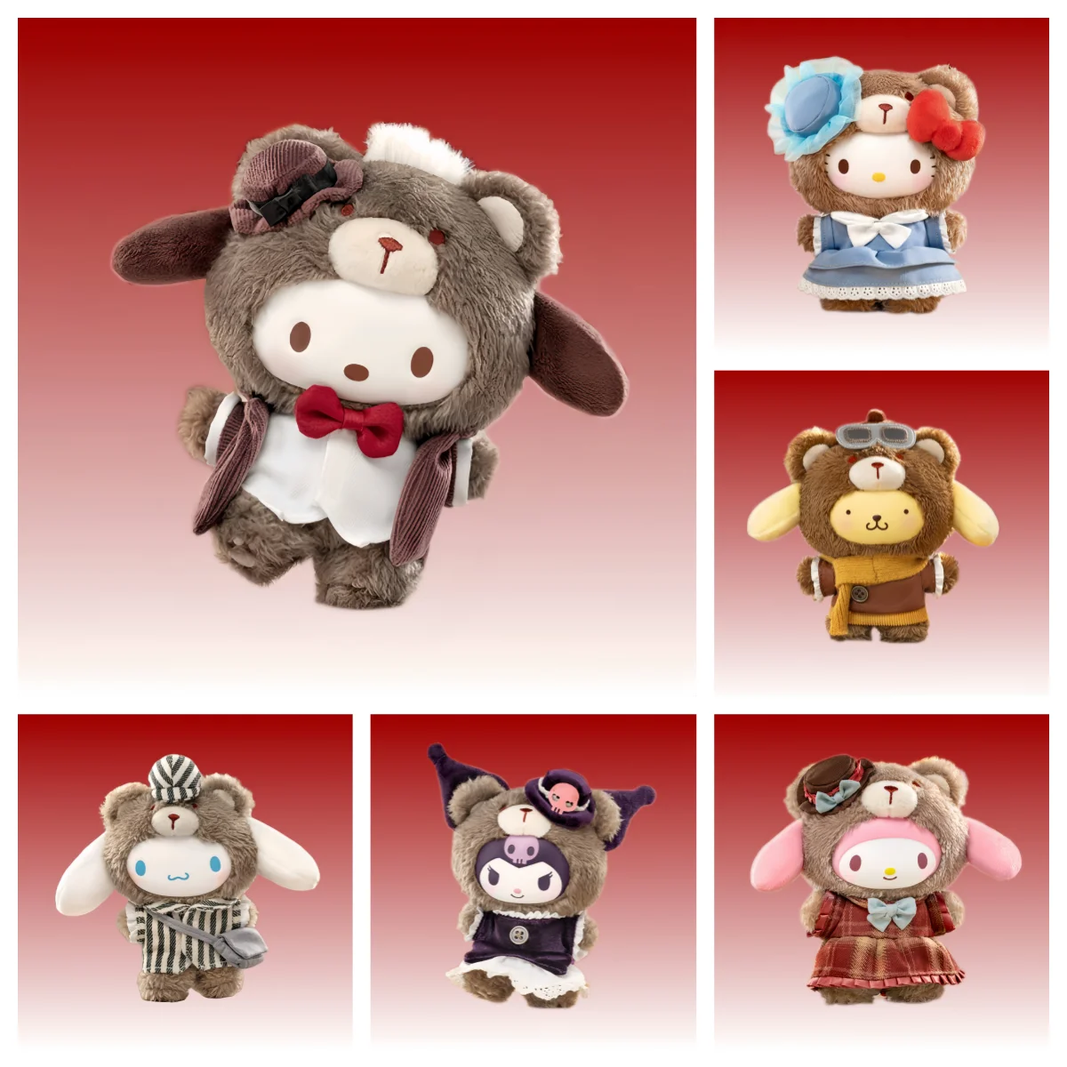 

Sanrio Characters British Afternoon Tea Series Blind Box Vinyl Doll Toys Kawaii Action Figure Cartoon Decor Surprise Gift