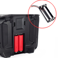 RC Airplane 21700 Battery Box Case Holder 2 Slot Batteries Container with Wire Lead for Jumper T18 Remote Controller FPV Drone