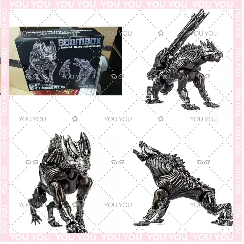 Juguete Robot Perro Transformable para BOMBOX BX-01 BX-1 BX1 con Dos Disfraces, Versión de Película, Figura de Acción BX01 con Caja