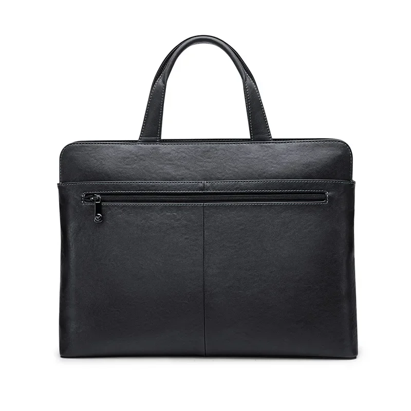 Bolso de mano para ordenador portátil para hombre y mujer, bolsa interior para tableta, bolso cruzado de negocios, documentos oficiales, color sólido, simple y elegante