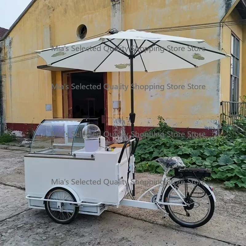 Hot Sale Fashion Mobile Ice Cream Tricycle - Summer Freezer Mobile Shop