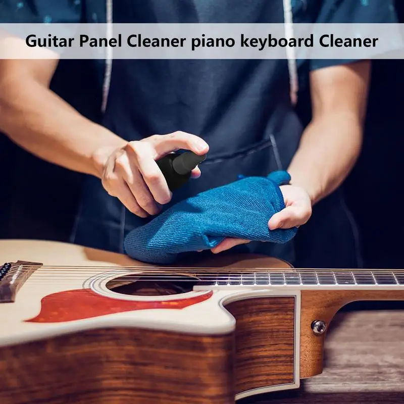 Instrument Cleaner Spray 120ml Piano Cleaning Care Piano Key Cleaner Piano Polish High Gloss Piano Polish Cleaner For Guitar