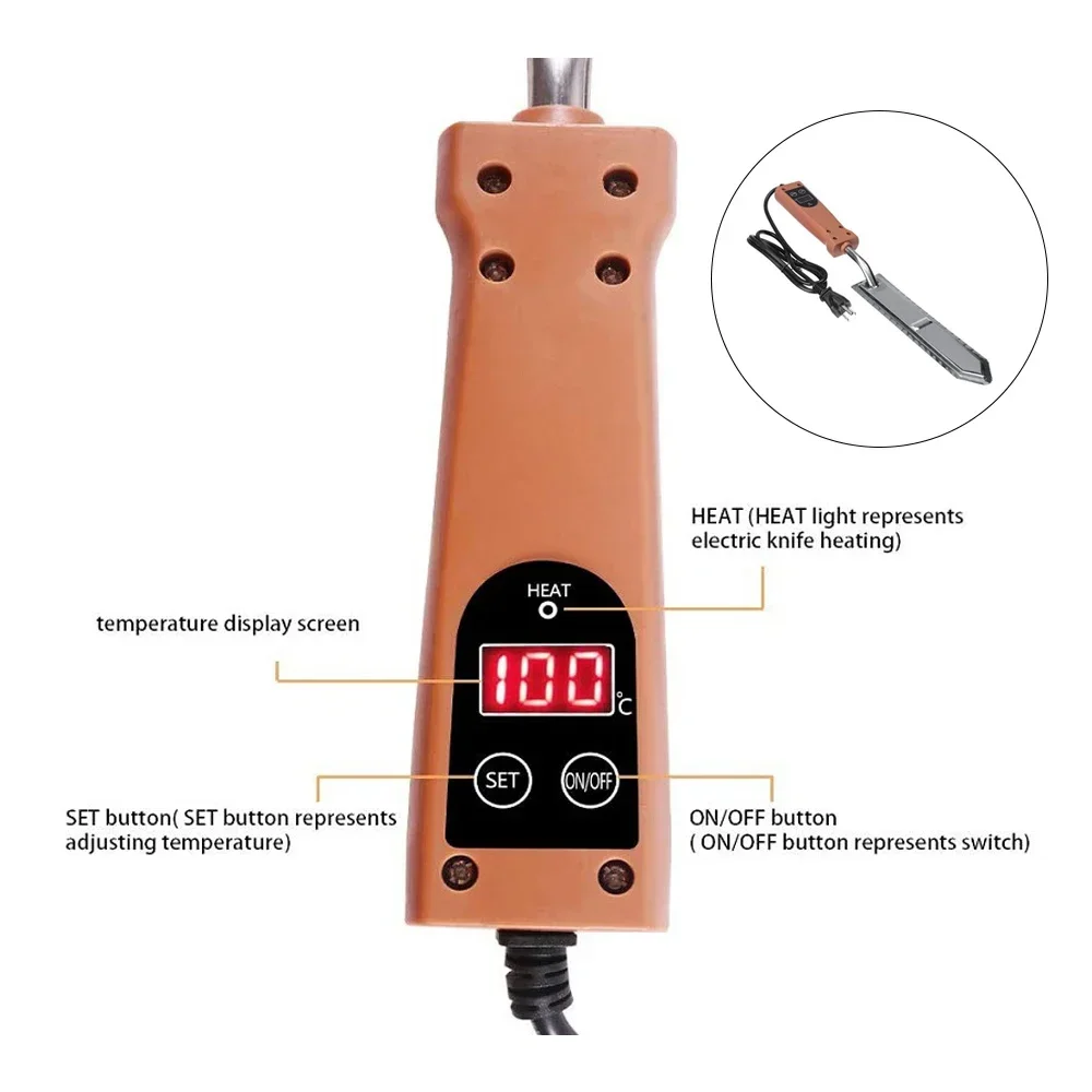 Beekeeping Outdoor Heating Honey Knife Cutter Temperature Control Uncapping Scraper Extractor Beekeeper Tools
