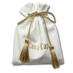 Soft Velvet Tassel Bags 8x10cm (3x4inch) 9x12cm 50pcs/Lot Perfume Makeup Jewelry Gift Dust Sack
