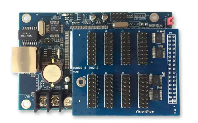 VSDmini Card Asynchronous Single-dual-colour Control Card for LED Displays Outdoor Dual-colour Strip Displays High-brightness