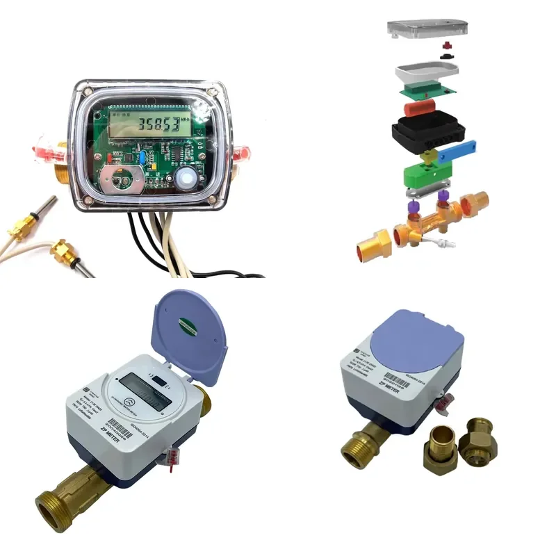 Wholesale Brass Ultrasonic Heat Meter Body 1.6MPa Maximum Working Pressure Smart Heat Flow Meter Ultrasonic Heat Meter