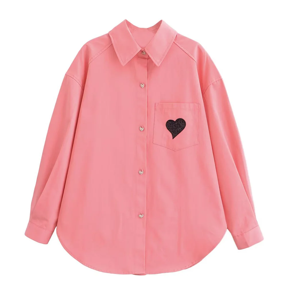 

UNIZERA Women's Fashion Commuter Long Sleeve Versatile Cotton Loose Edition Shirt Spring/Summer New Product Women's Wear