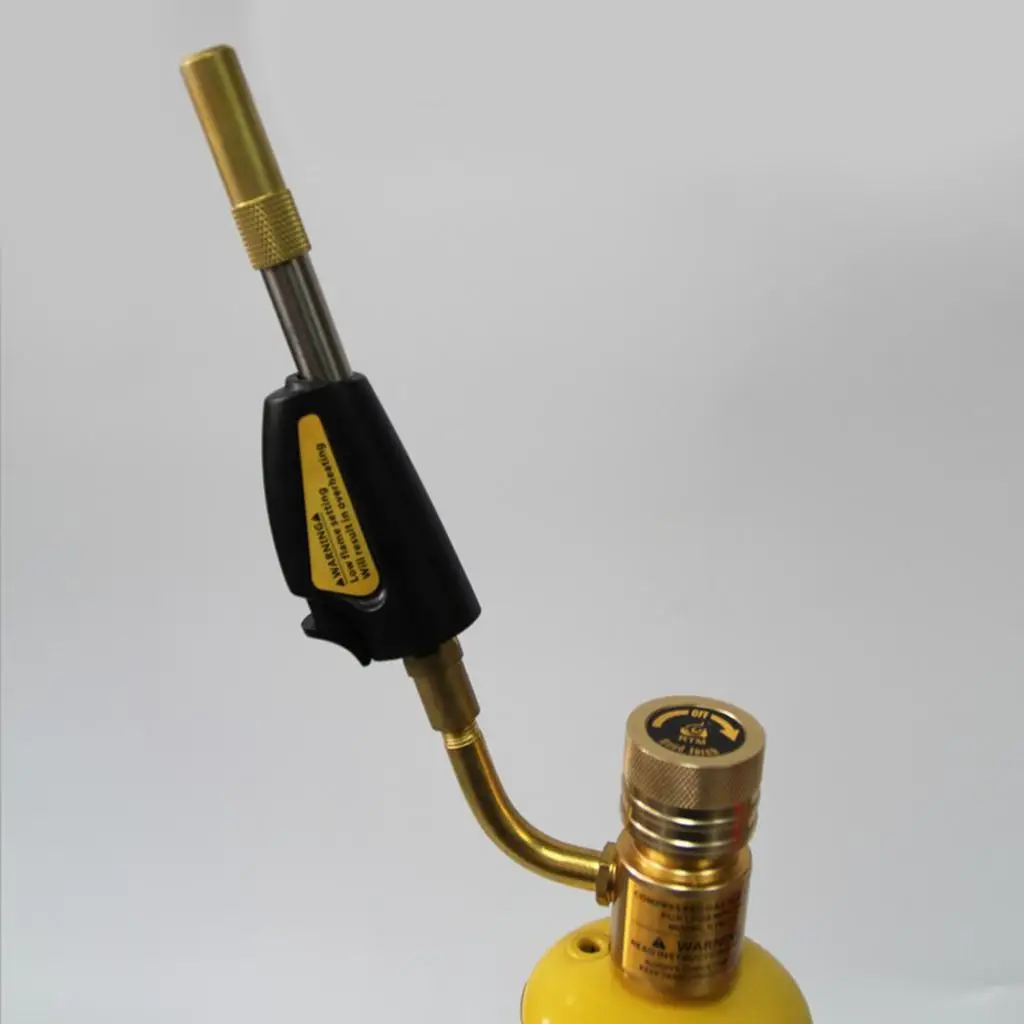 Copper Self Ignition Gas Torch Adjustable Flame Pro Welding Torch for HVAC Cooling and Plumbing