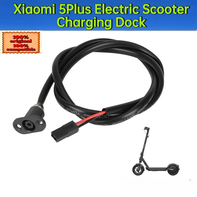 

Suitable for Xiaomi 5Plus Electric Scooter Charging Dock Original Round Hole Charging Replacement Cable Charging Plug