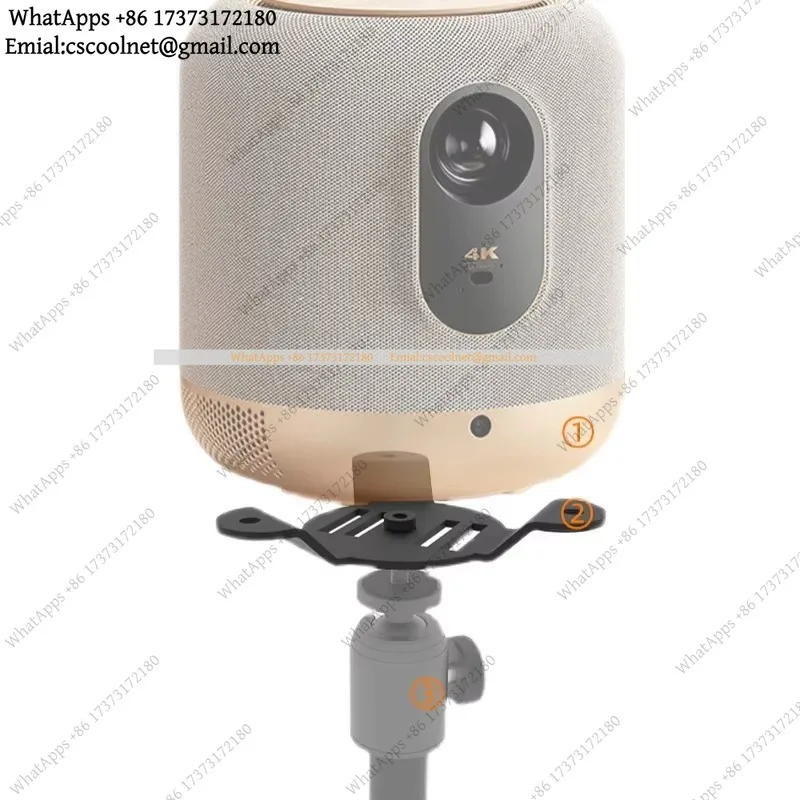 JS02 Projector Mount Adapter Plate, Universal Tray for Gimbal Bracket, Floor Desktop Wall Ceiling Mount Accessories