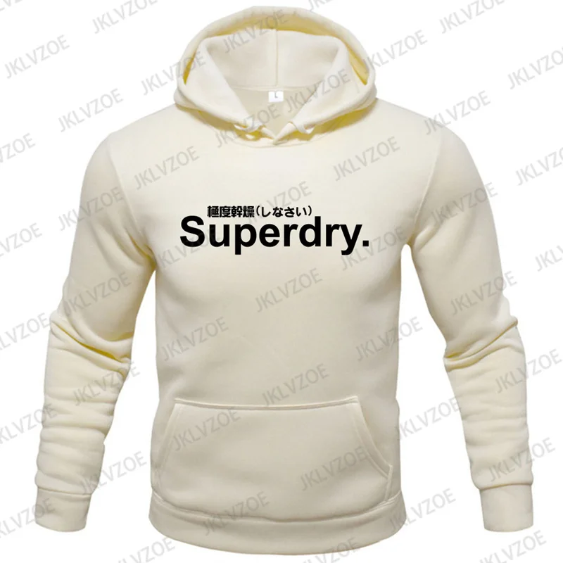 2024 Women Clothing Fashion Superdry Letter Hoody Trend Funny Men Hoodies Sweatshirts Hip Hop Streetwear Pullover Sport Hoodie