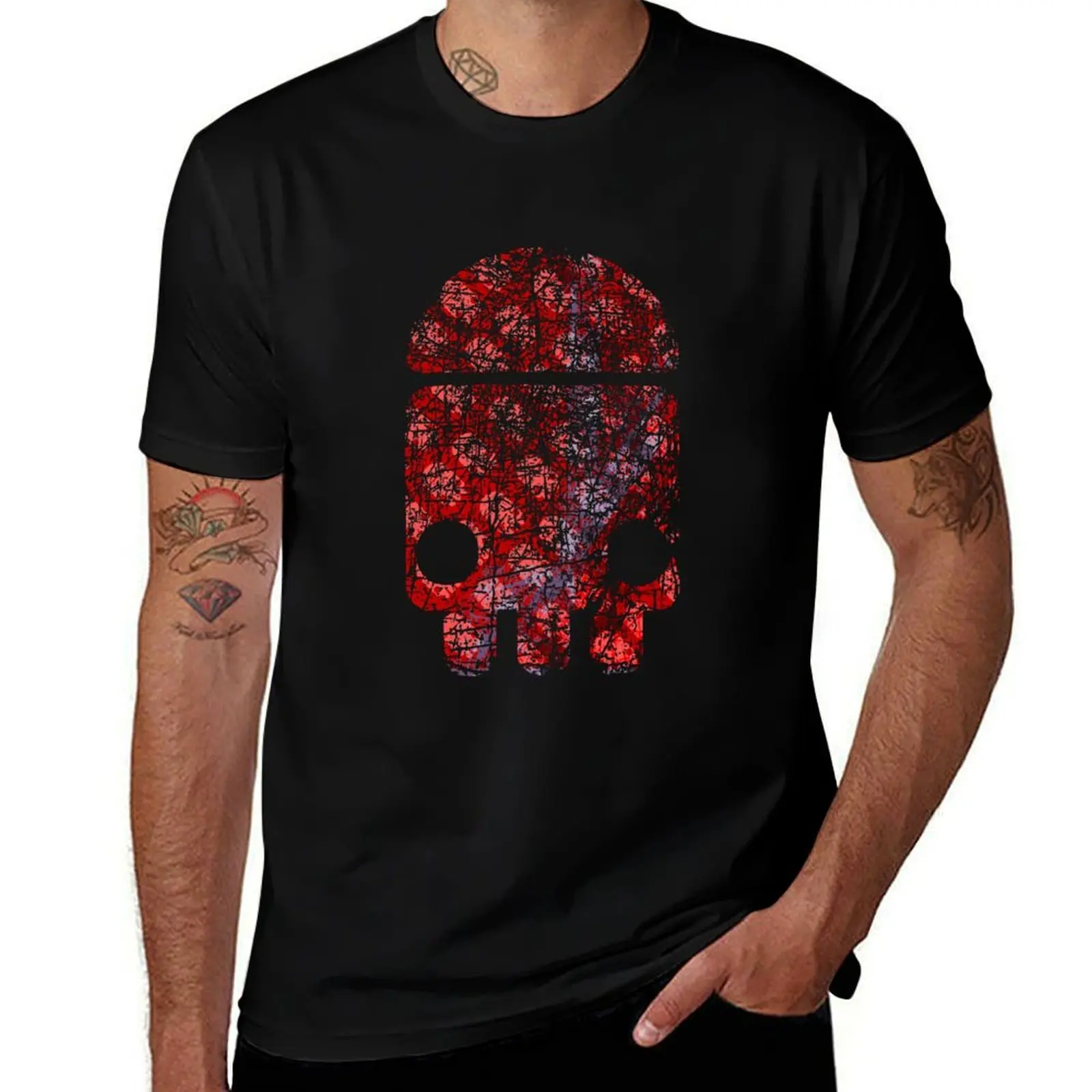 Gungeon skull T-Shirt Urban Style Print T-Shirt