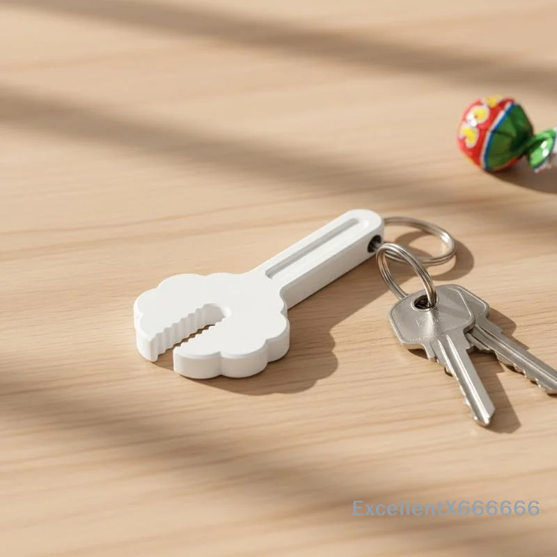 1/3Pcs Portable Plastic Lollipop Opener With Keychain Labor Saving Design For Kids Parties Home Daily Snack Time
