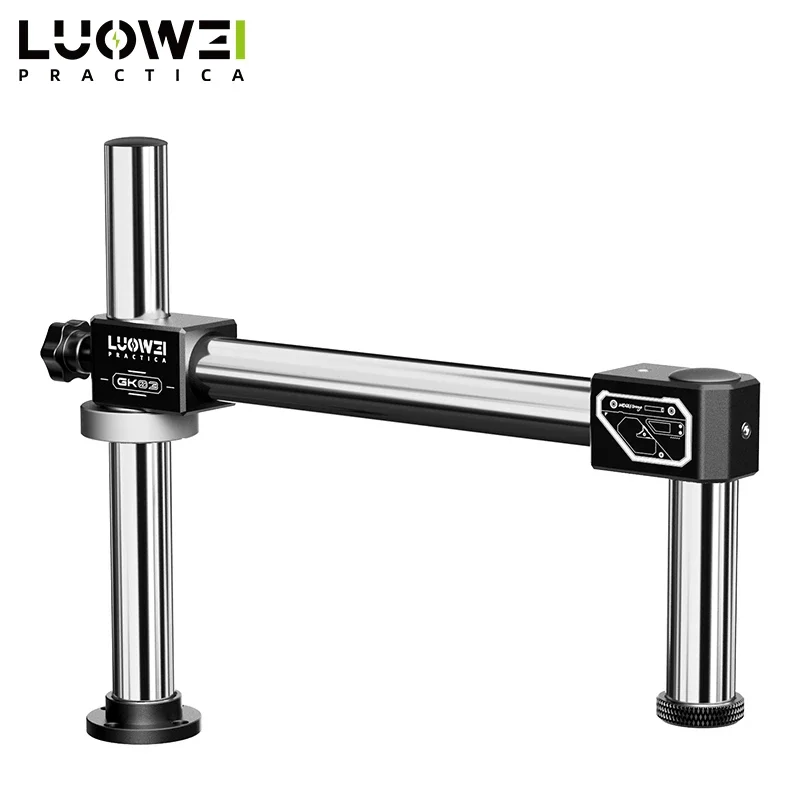 LUOWEI LW-GK03 Support de microscope Biaxal à double flèche 360 °   Support de bras articulé pour Microscope à double axe à positionnement réglable
