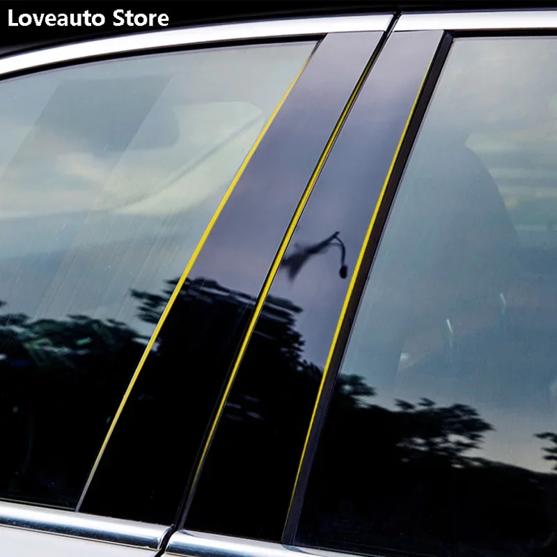 For Nissan Teana L33 L34 Car Window Central Column B C Pillar Cover Trim Sticker Exterior Frame Accessories 2013-2021