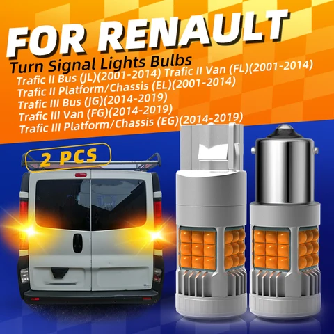 Светодиодные лампы указателей поворота для Renault Trafic 2 3 2003 2005 2007 2008 2010 2012 2013 2014 2017 2019
