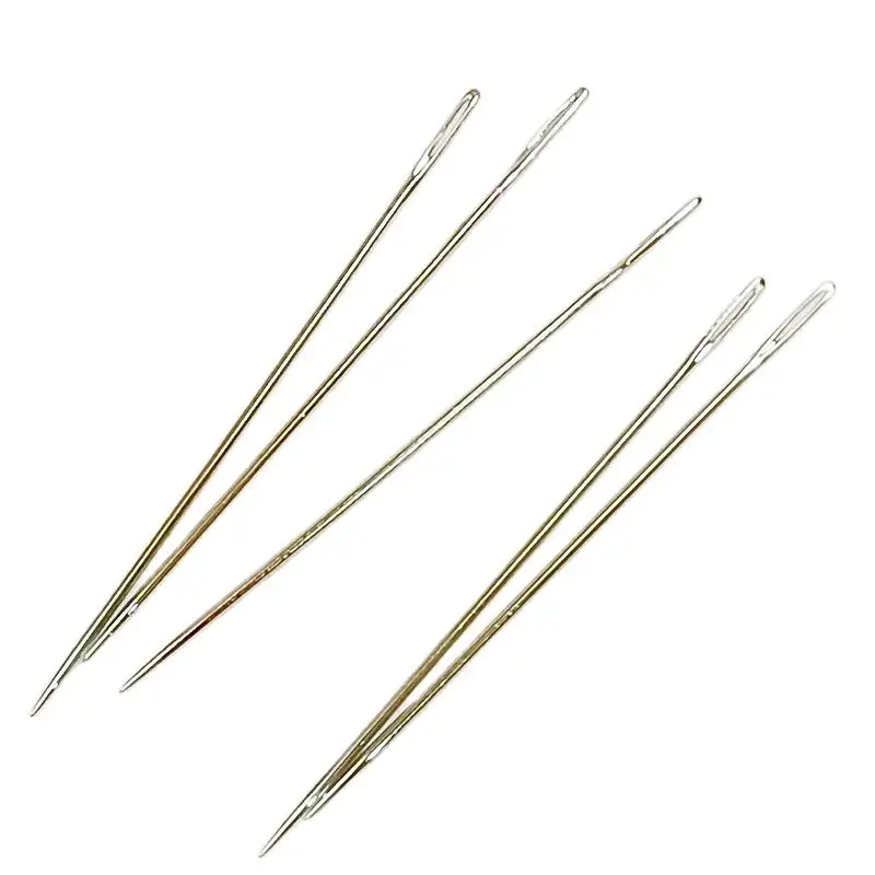 Large Eye Stitching Needles for Sewing, Handmade Leather Needle, Steel Yarn Knitting Needles, Sewing Tool Set, 25Pcs