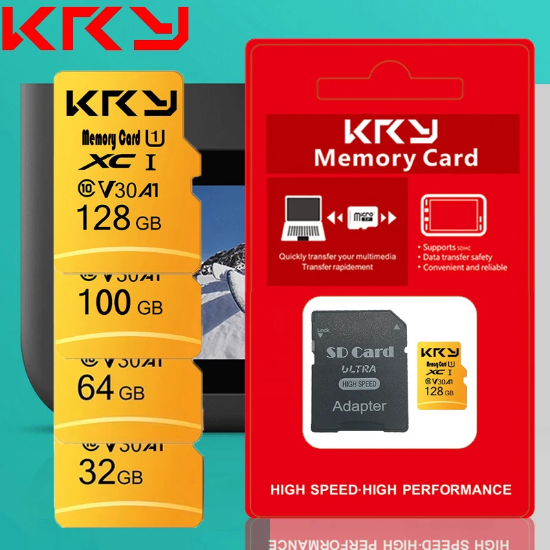 بطاقة ذاكرة مايكرو SD TF 8GB 16GB 32GB 64GB 100GB 128GB بطاقة SD SD/TF بطاقة فلاش 128GB 100GB 64GB 32GB فئة 10 بطاقة الذاكرة