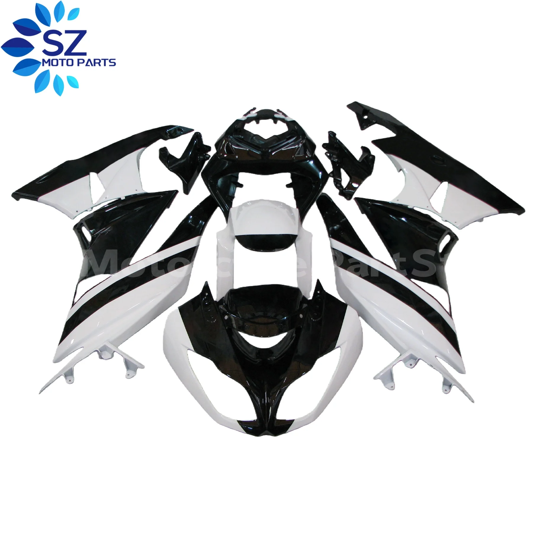 

Motorcycle Fairing Kit fit for Kawasaki ZX6R 2009-2012 Injection ABS Bodywork Fairing Cowling Full Set