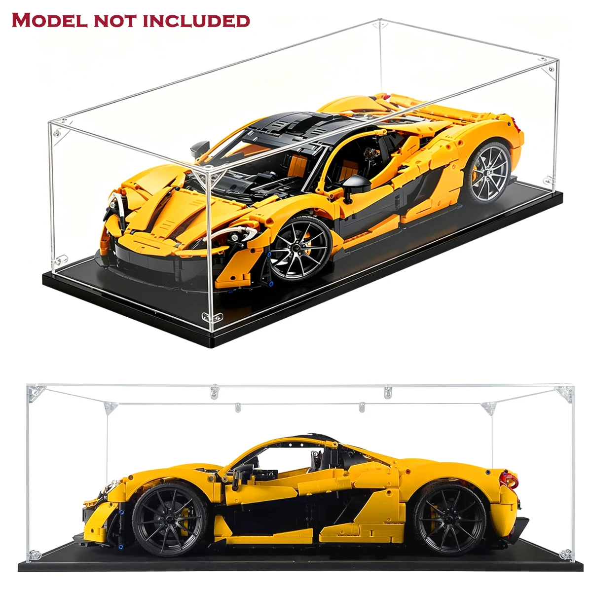 Dustproof Acrylic Display Case for 1/8 Scale Suitable for LEGO car,Protect & Exhibit with Style