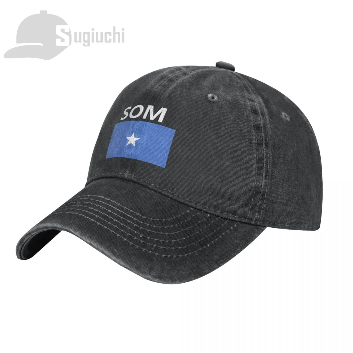 Somalia Flag With Letter Washed Cotton Cap Gorras Snapback Caps Baseball Dad Outdoors Travel Sun Hats Casquette